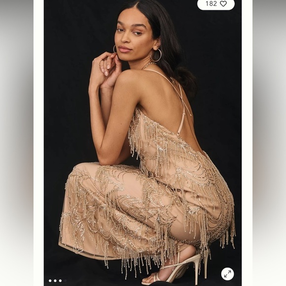 Helsi Beaded Fringe Maxi Dress - Picture 2 of 11